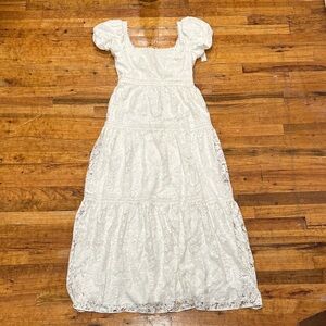 NWT Aqua Ivory Lace Dress
